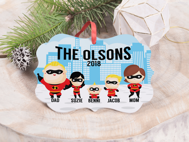 Ornament - "The Incredibles Family"
