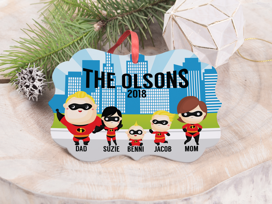 Ornament - "The Incredibles Family"