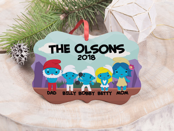 Ornament - "The Smurfs Family"