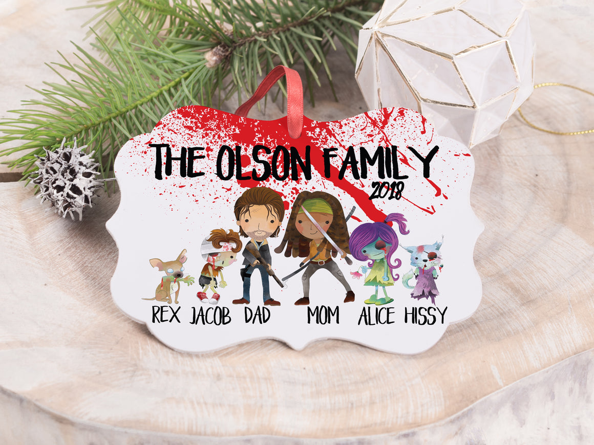 Ornament - "The Walking Dead Family"
