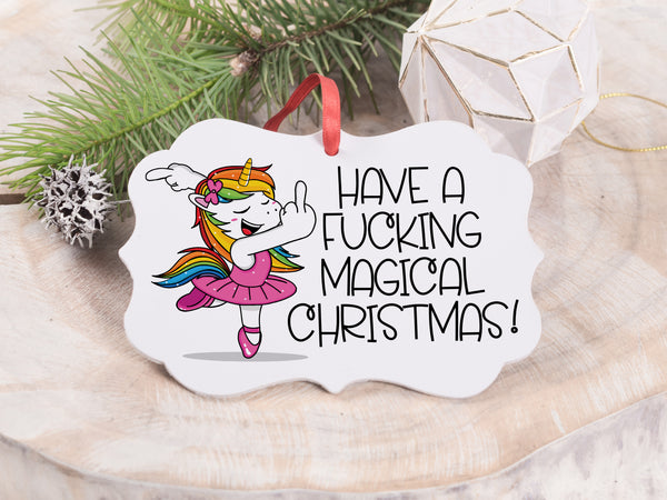 Ornament - "F**king Magical Christmas"