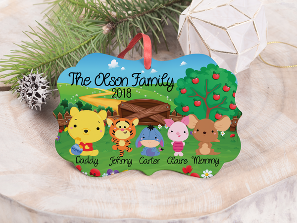 Ornament - "Winnie the Pooh Family"