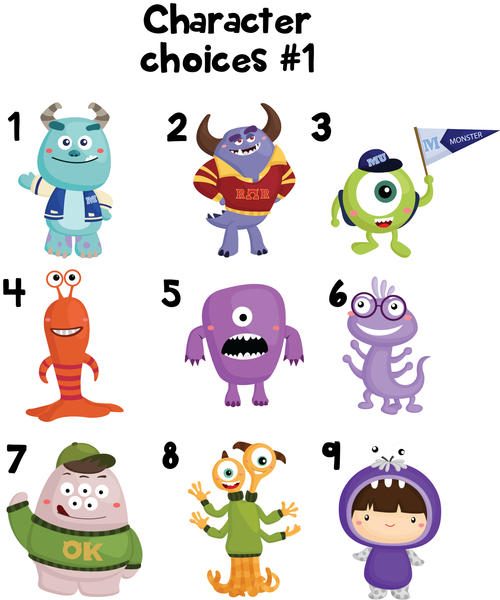 Ornament - "Monsters Inc/University Family"