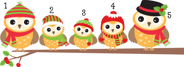 Ornament - "Owl Family"