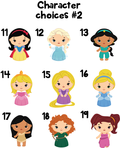 Ornament - "Princess and Prince Family"