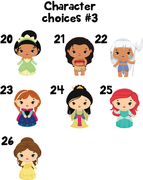 Ornament - "Princess and Prince Family"