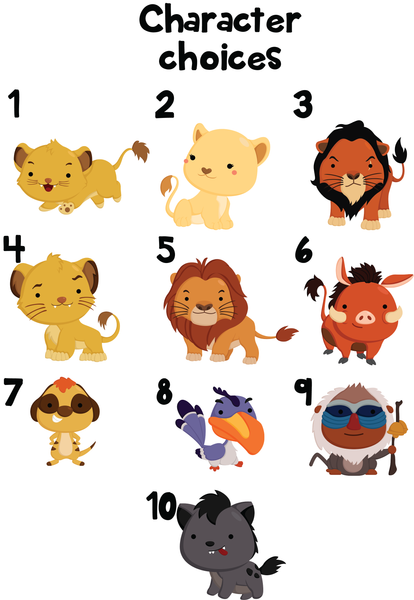 Ornament - "The Lion King Family"