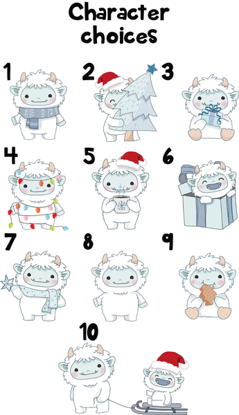 Ornament - "Yeti Family"